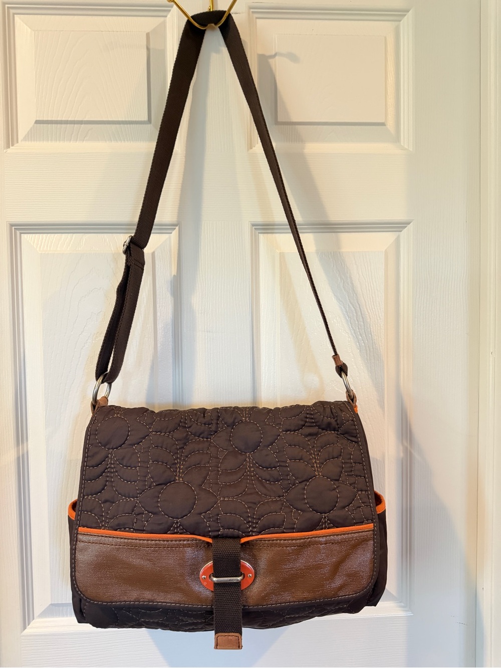 Fossil Key-Per Messenger / Crossbody Bag